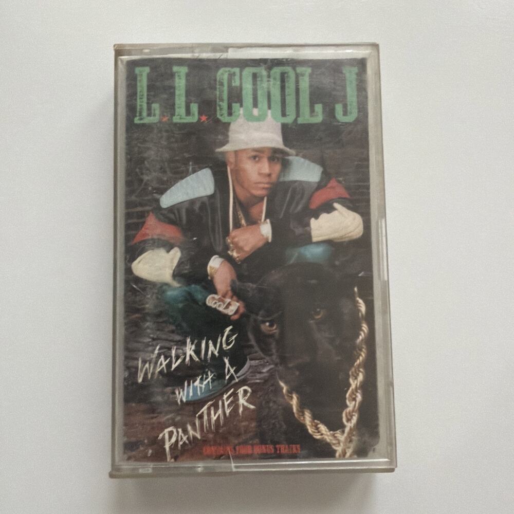 LL Cool J Walking With a Panther Cassette Tape 1989 Def Jam CT 45172 Hip Hop Rap